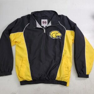 Southern Miss Golden Eagles NCAA 58 Sports 1/4 Side Zip Windbreaker Men's‎ Sz S